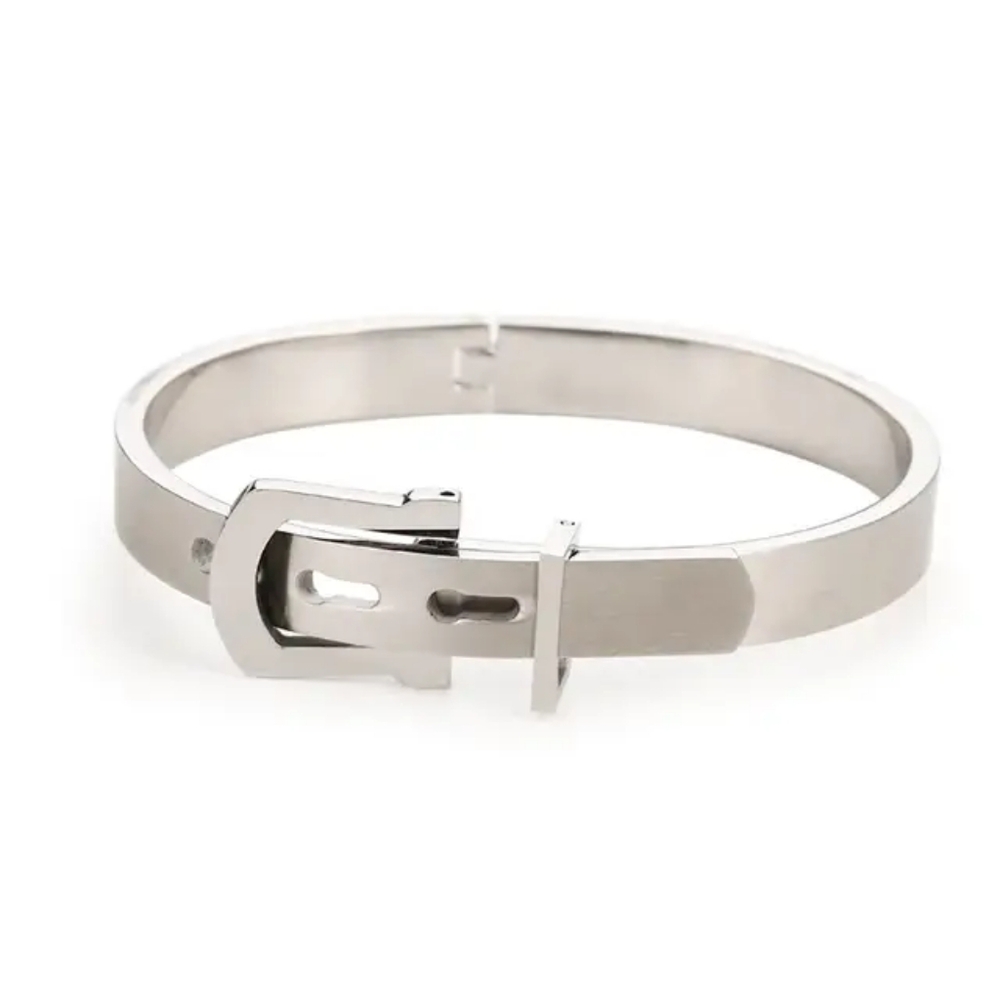Belt Buckle Bangle - Picture 2 of 3